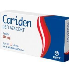 Cariden Deflazacort 30 Mg Caja con 10 Tabletas