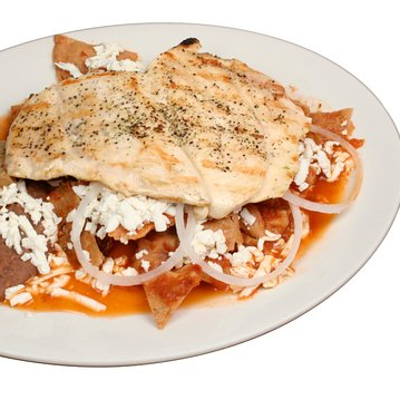 Chilaquiles con Pechuga