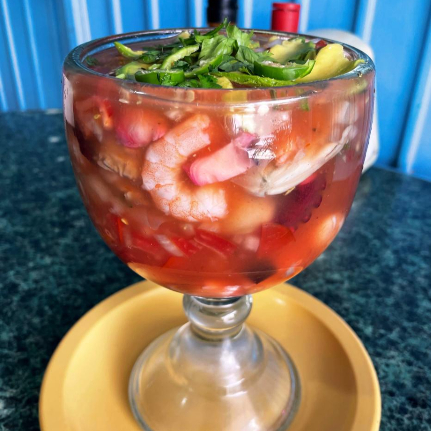 Camarón, Pulpo Y Ostión