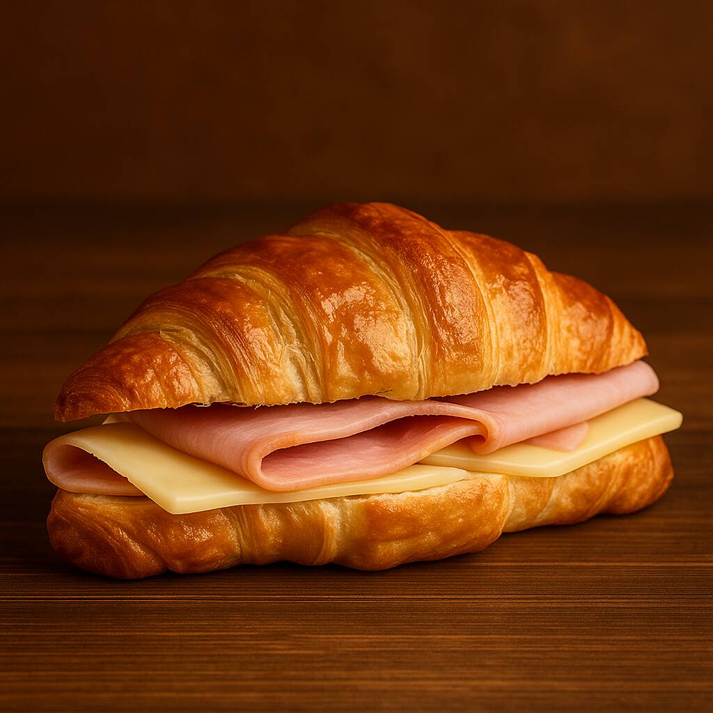 Croissant de Jamón y Queso