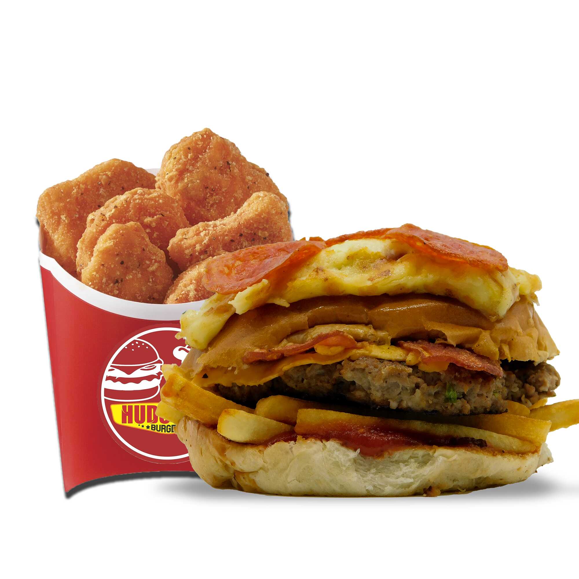 Pizza + Nuggets de Pollo