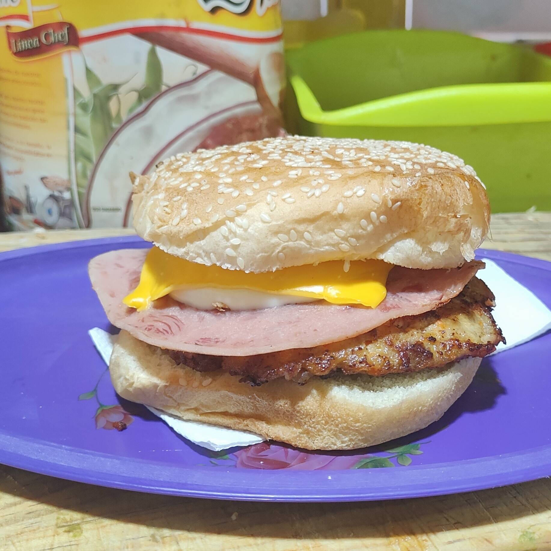 Hamburguesa Sencilla