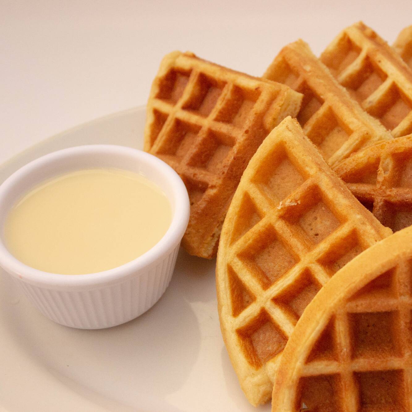 Waffle con Lechera