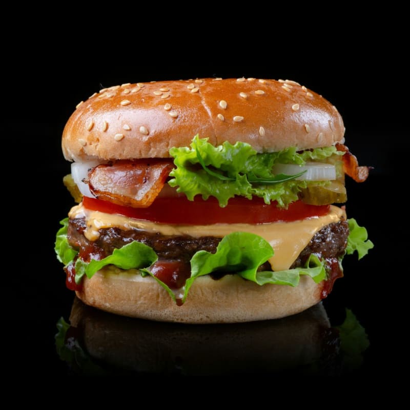 Hamburguesa Hawaiana Dulce y Salado