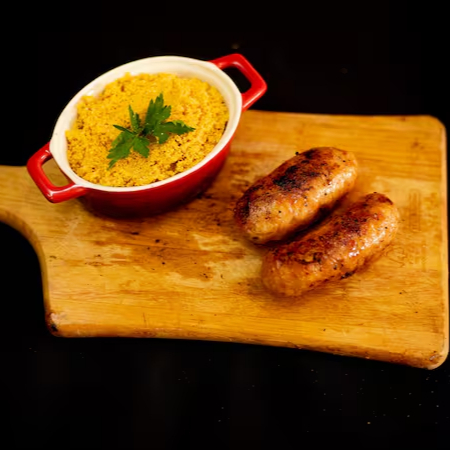 2 unidades de linguiça de frango