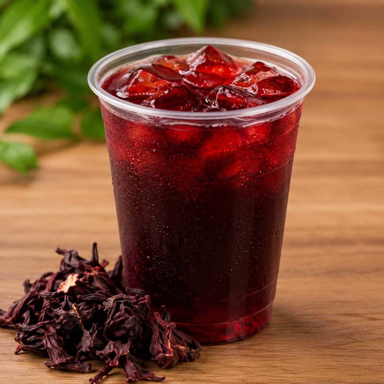Agua de Jamaica 1/2 Litro con Azúcar Copiar