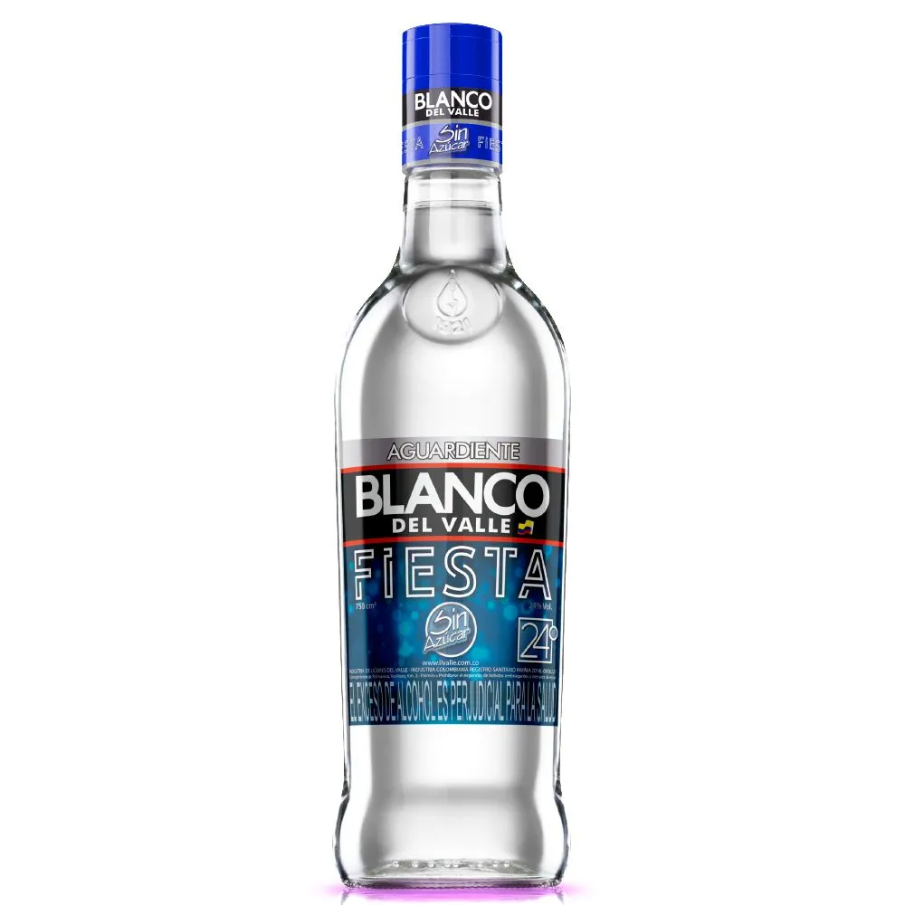 Aguardiente Tapa Azul x 750 ml