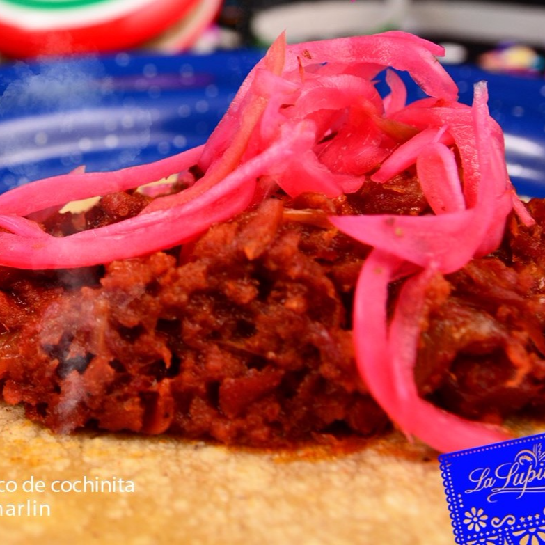 Taco de cochinita de marlin