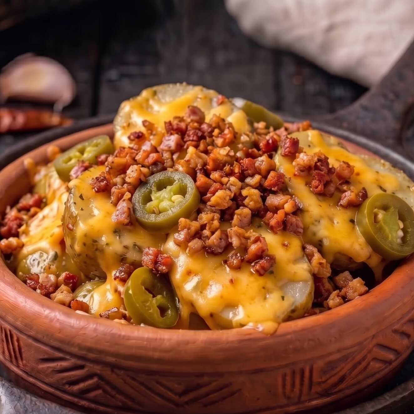 Papas Cazo con Chistorra
