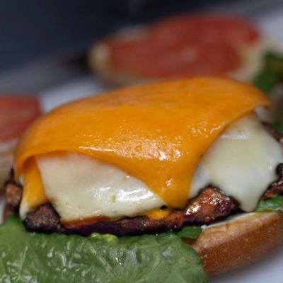 Hamburguesa con 3 Quesos