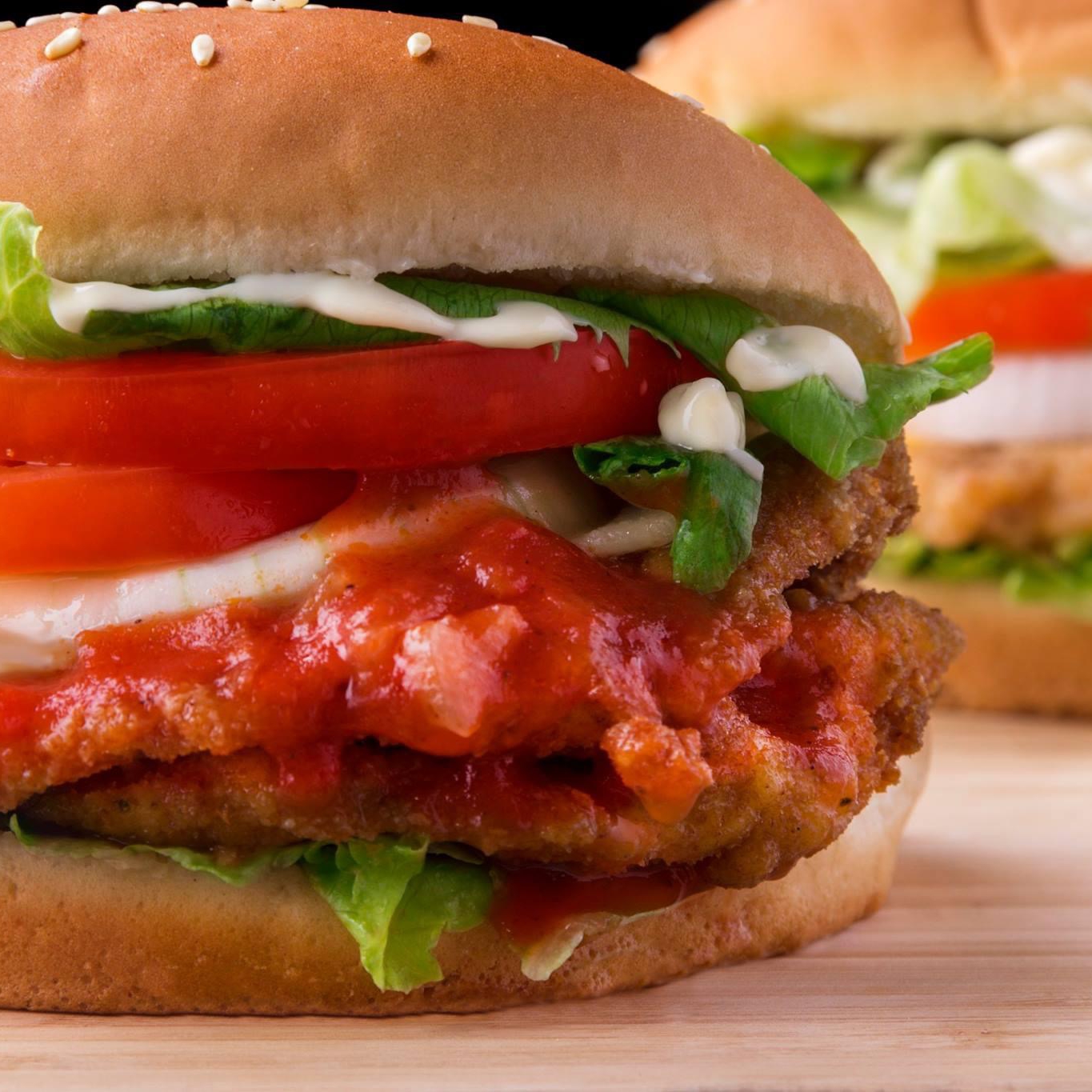 Promo Hamburguesa Italiana de Pollo con Papas