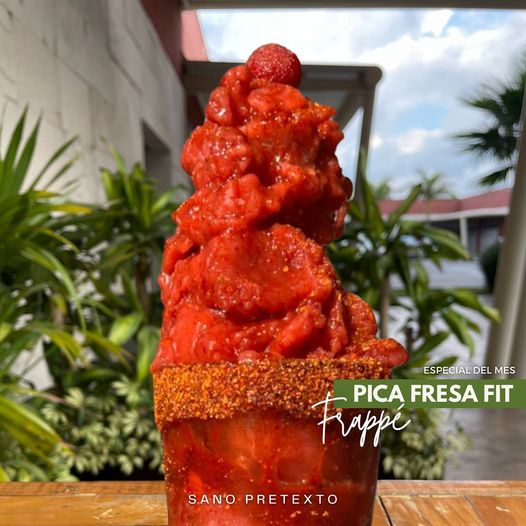 Frappe Pica Fresa Fit