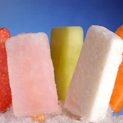 Paleta de hielo agua sola