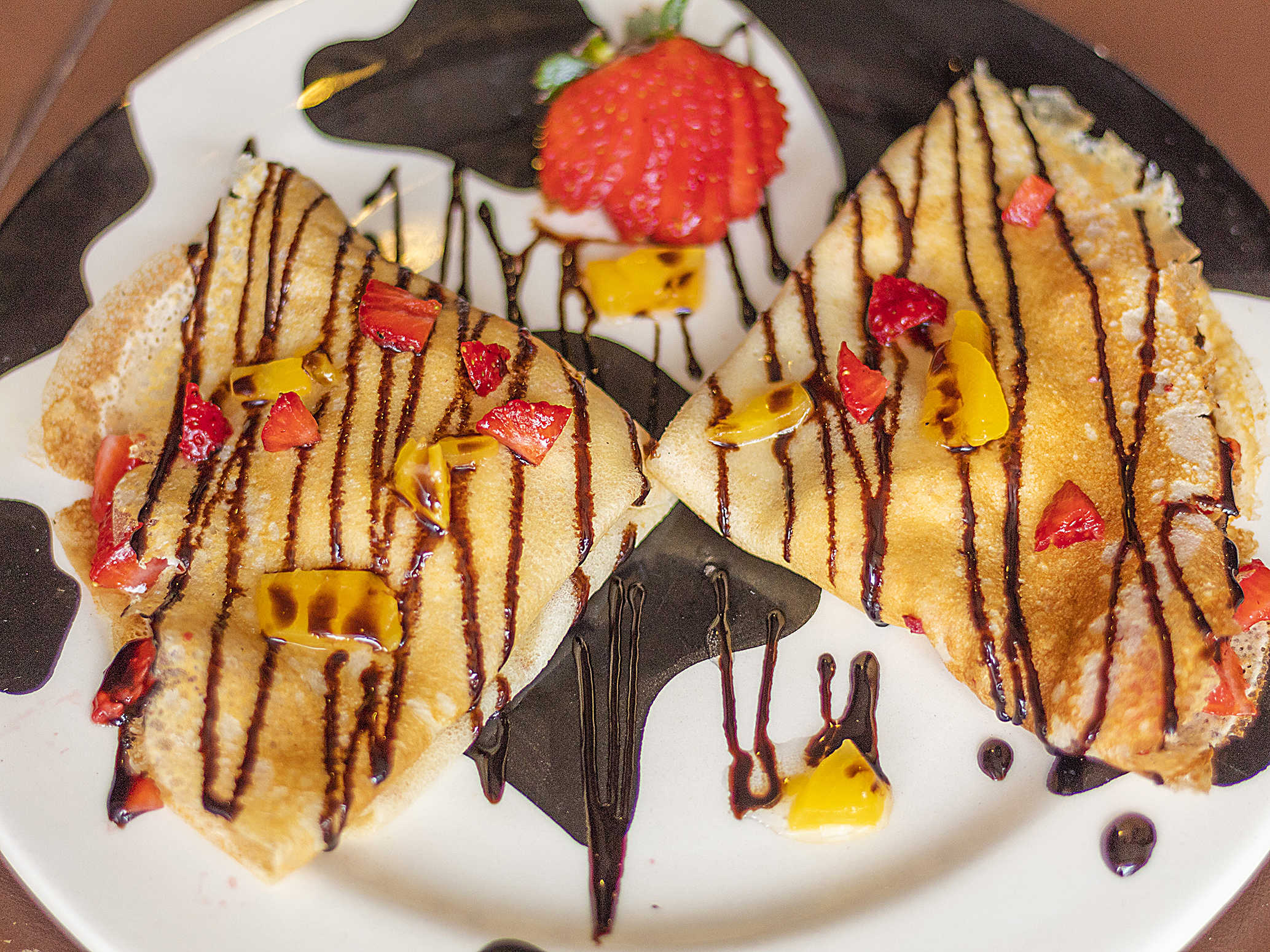 Crepa de Chocolate y Fruta