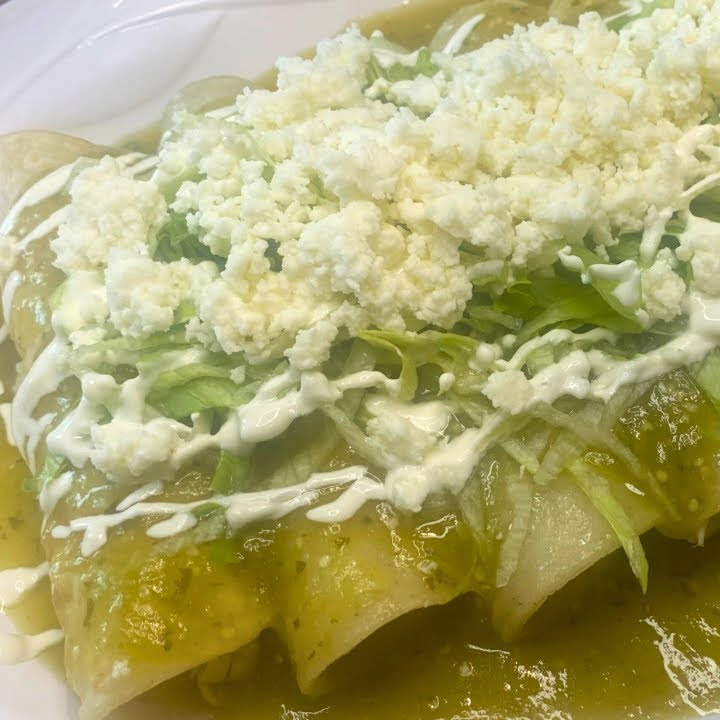 Enchiladas verdes