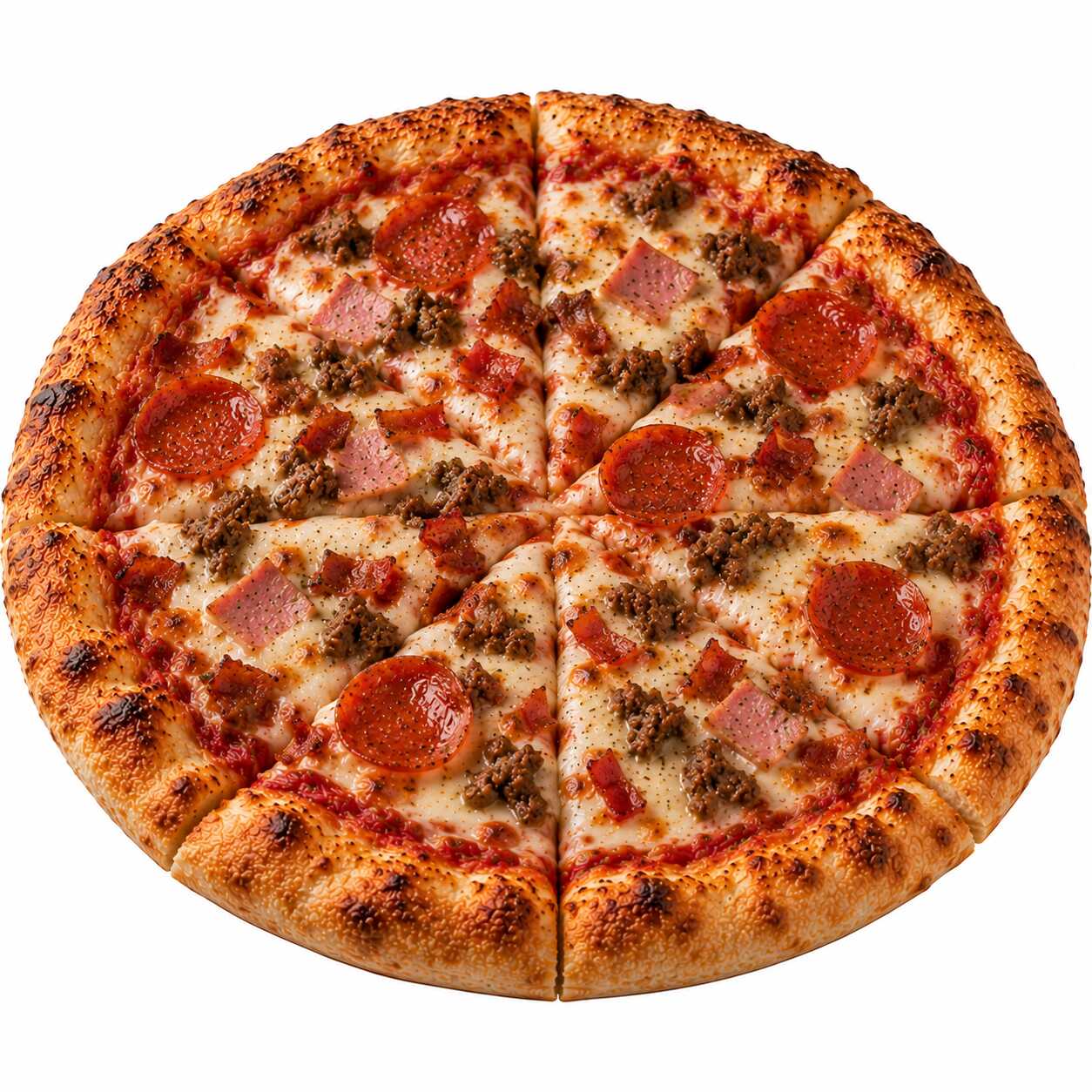 Pizza de Arrachera Fuego y Nieve – 14"