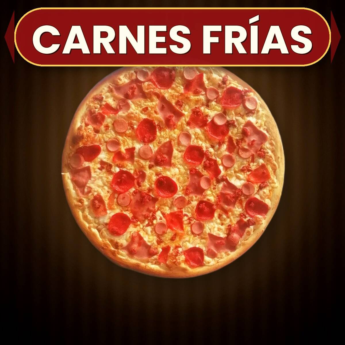 Pizza Carnes Frias
