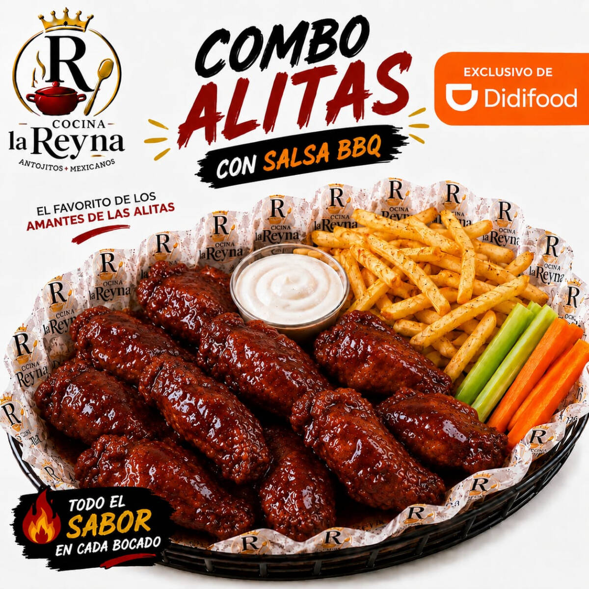 Combo Alitas BBQ 450g