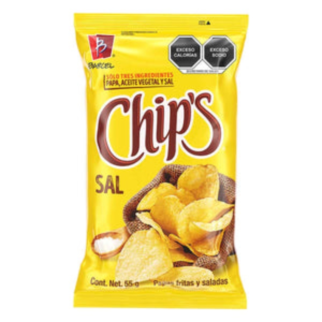 Papas Chip's Sal 55g