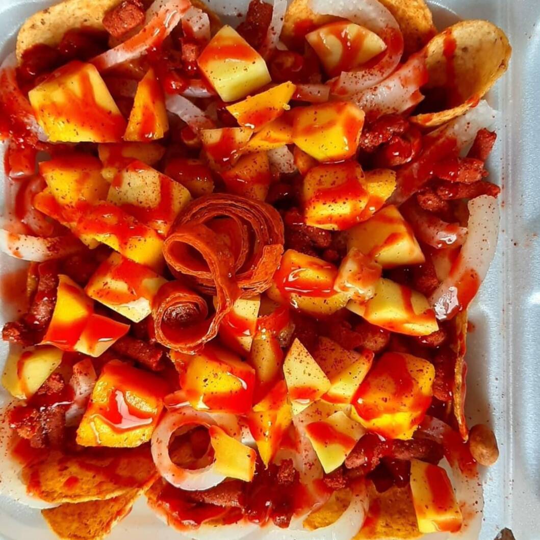 Tostilocos con mango