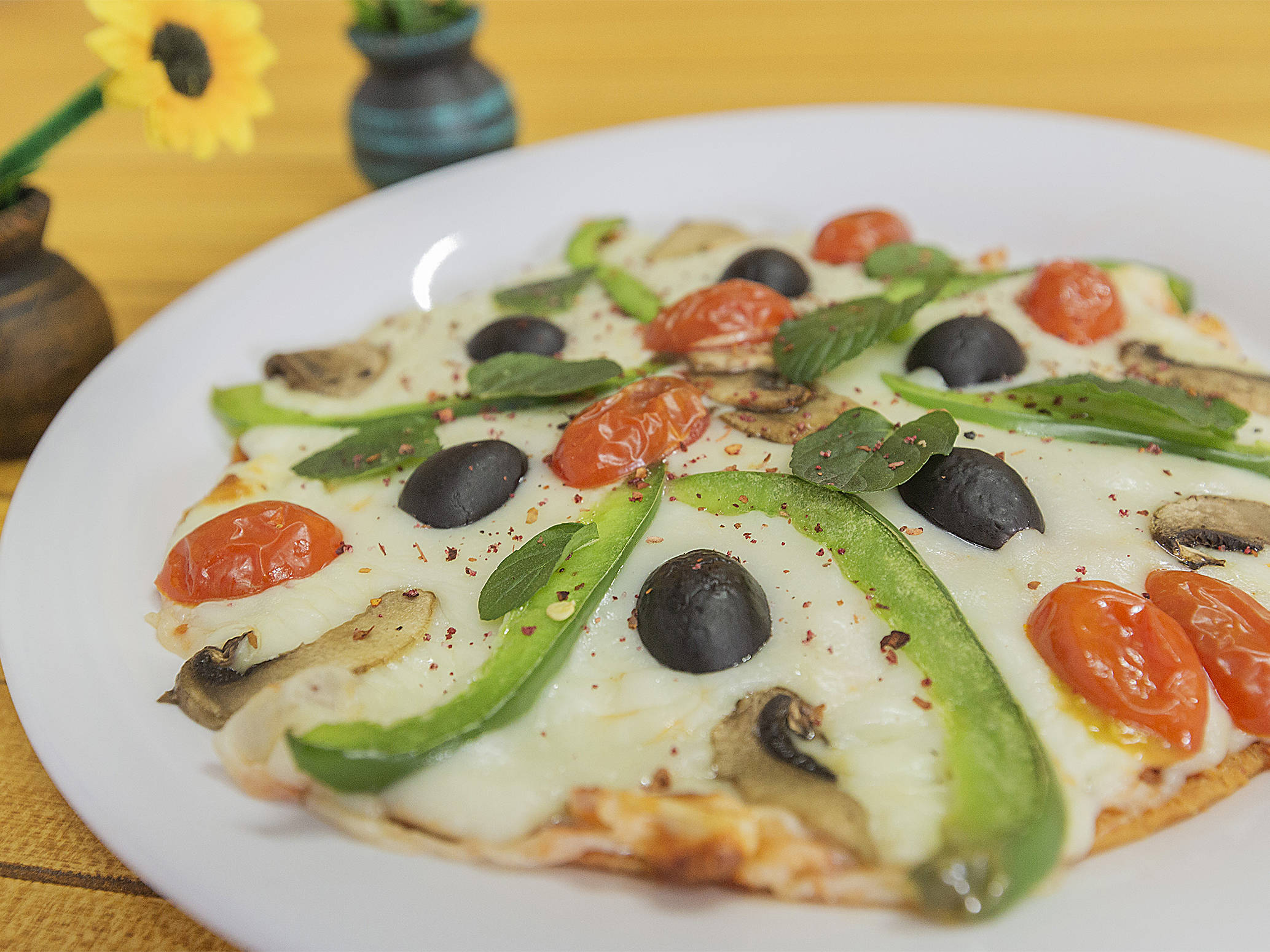Pizza Individual (22 cm. aprox) Sin Harina Añadida