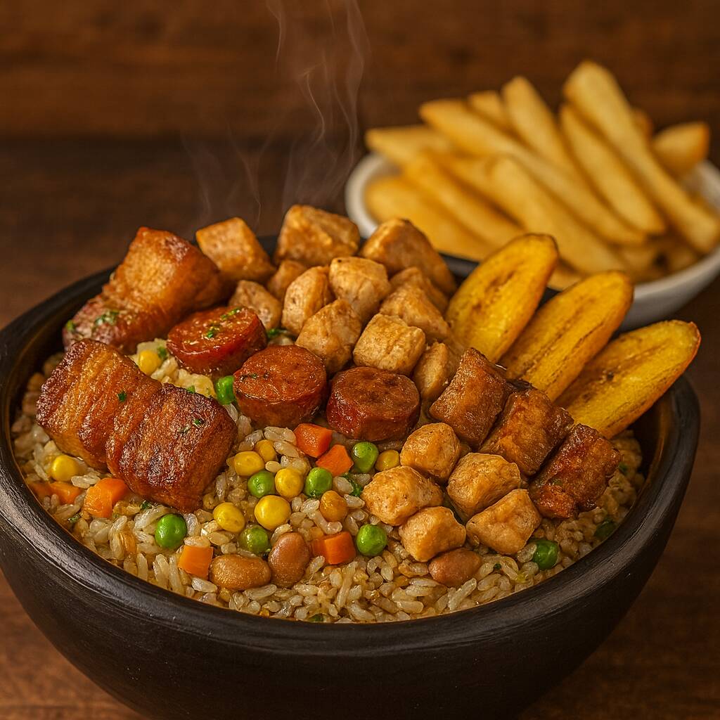 Combo Contenedor Arroz Paisa + Francesa