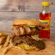 Combo Hamburguesa Media Libra Bacon
