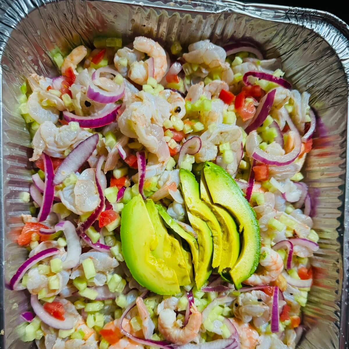 Ceviche Camarón Mixto