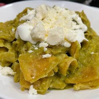 Chilaquiles Verdes Sencillos, Chile