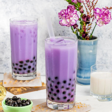 Iced Taro Latte