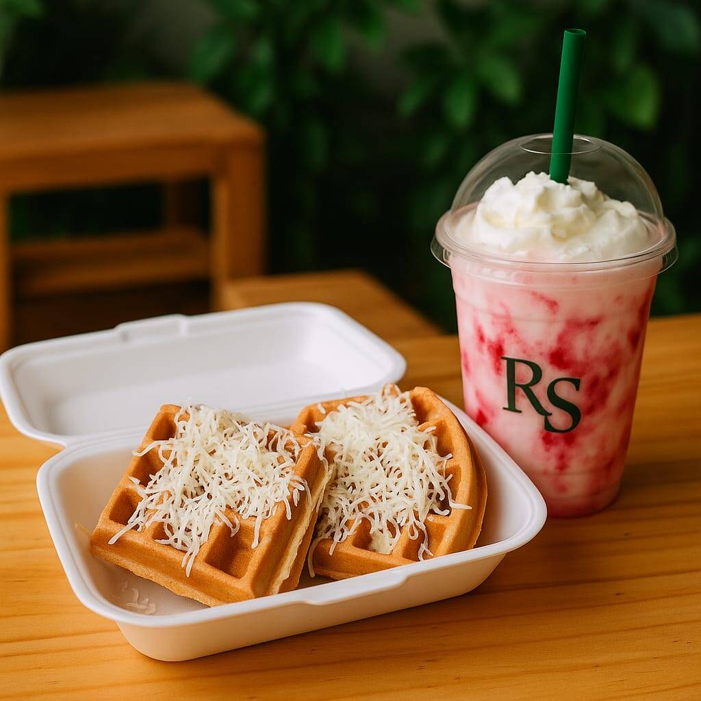 Wafflebono con Un Delicioso Shake