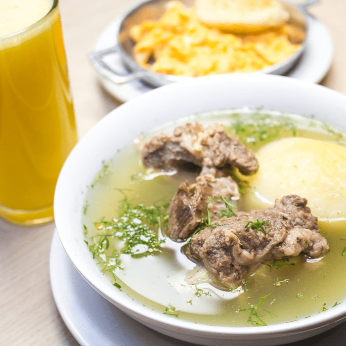 Combo Desayuno Caldo Costilla