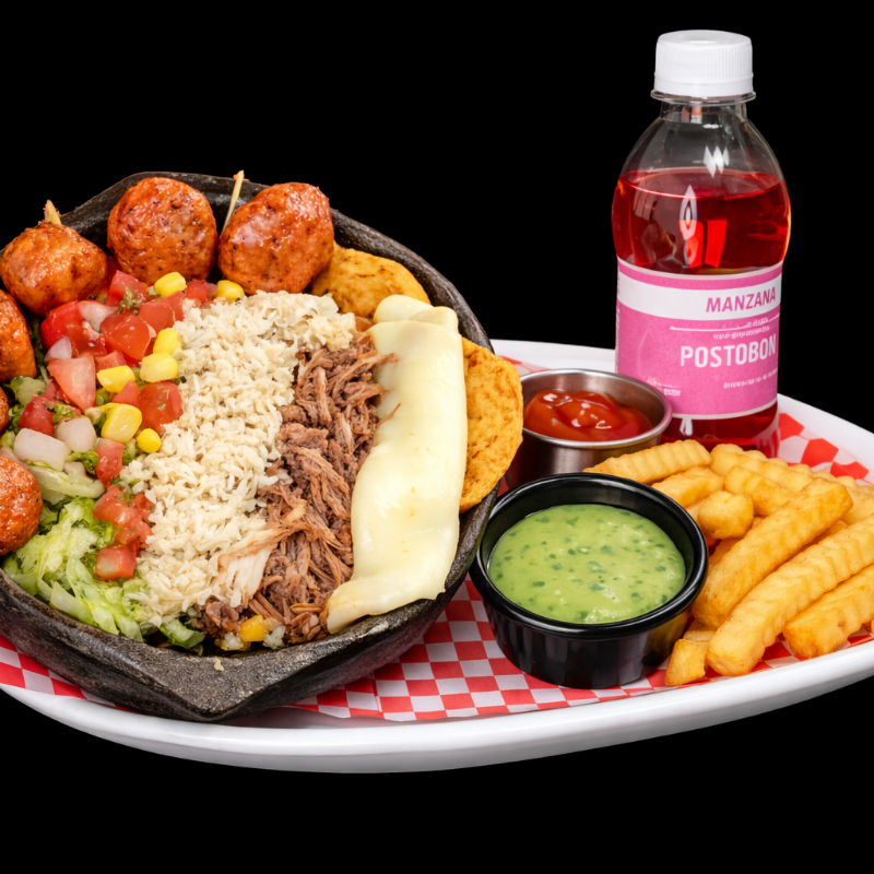 Doriloco Especial + Papas + Gaseosa