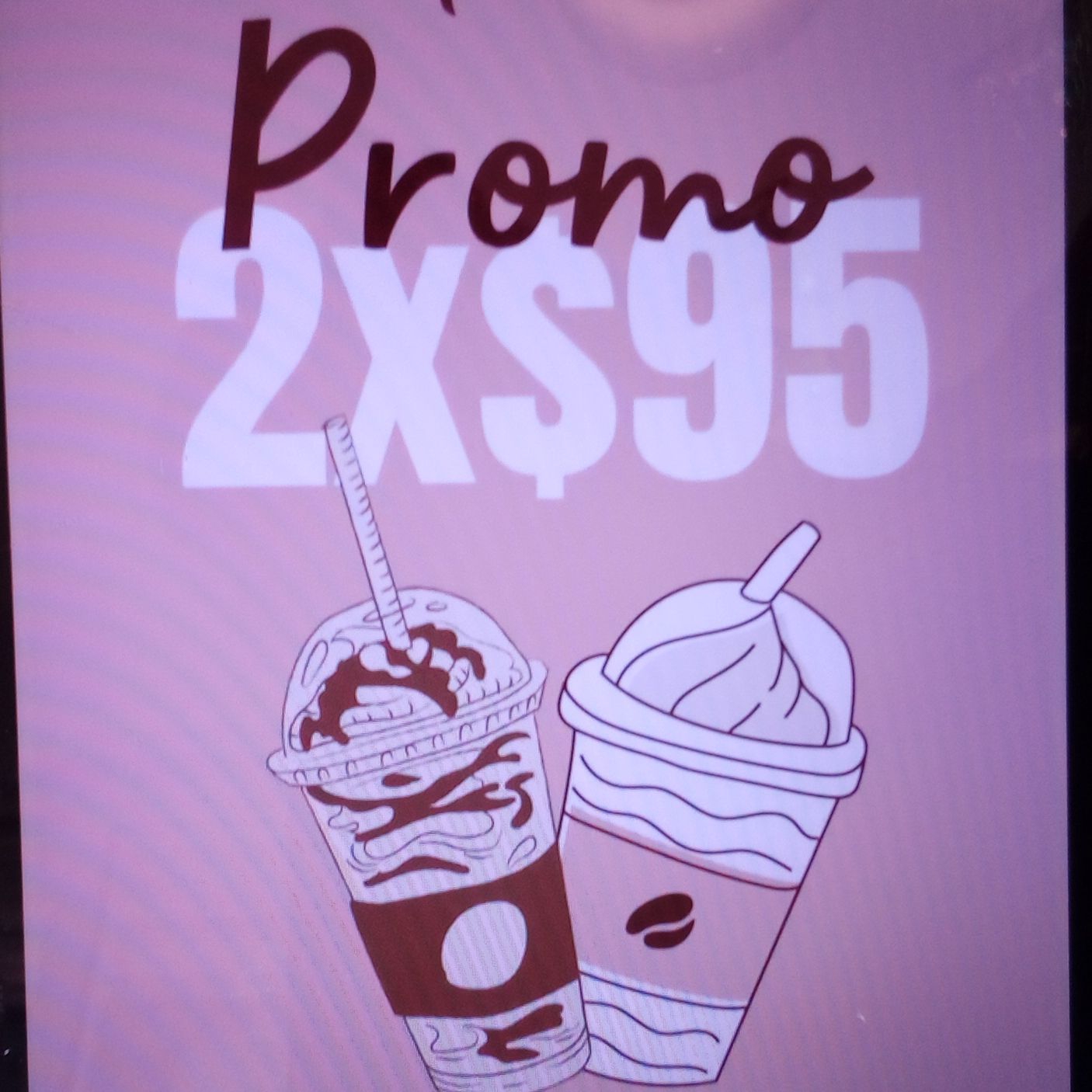 Jueves de Frappes 2 X $95.00