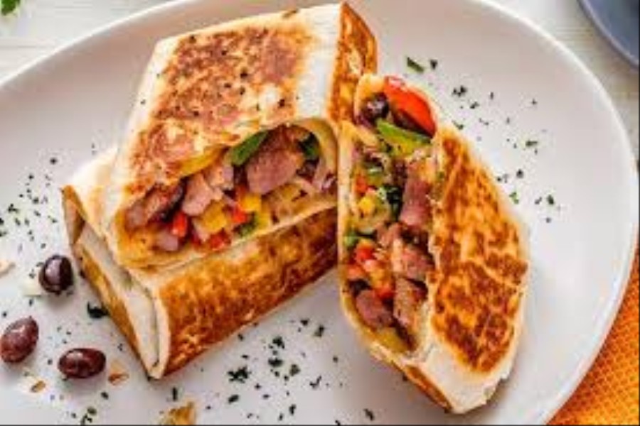 BURRITO DE ARRACHERA CON PAPAS FRITAS