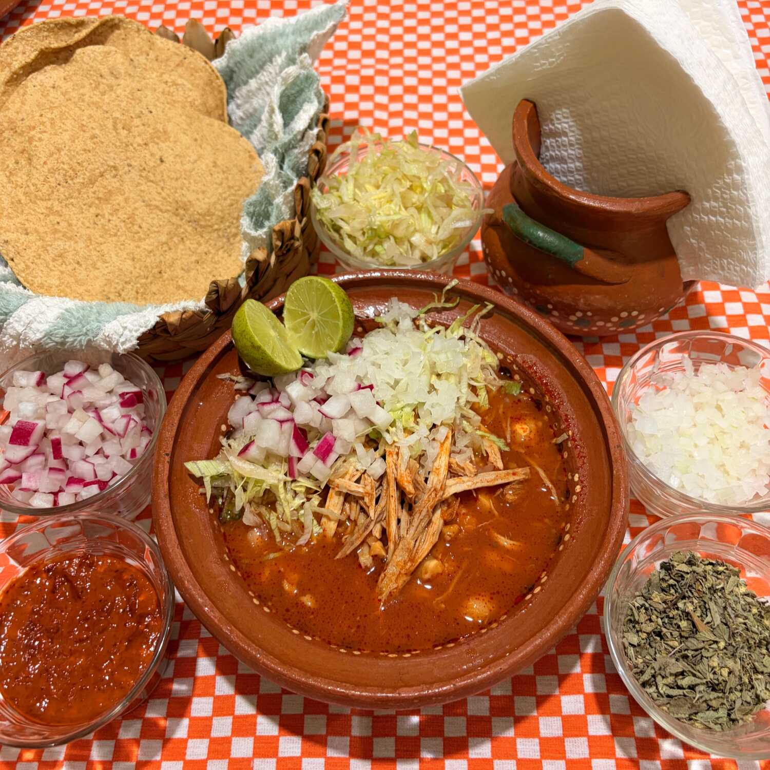 Pozole Medio (1/2 Litro) - Sin Carne