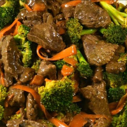Res C/brocoli Arroz con Pollo y Uno Chun Kun