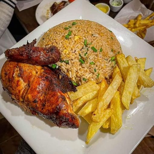 OCTAVO DE POLLO CON CHAUFA