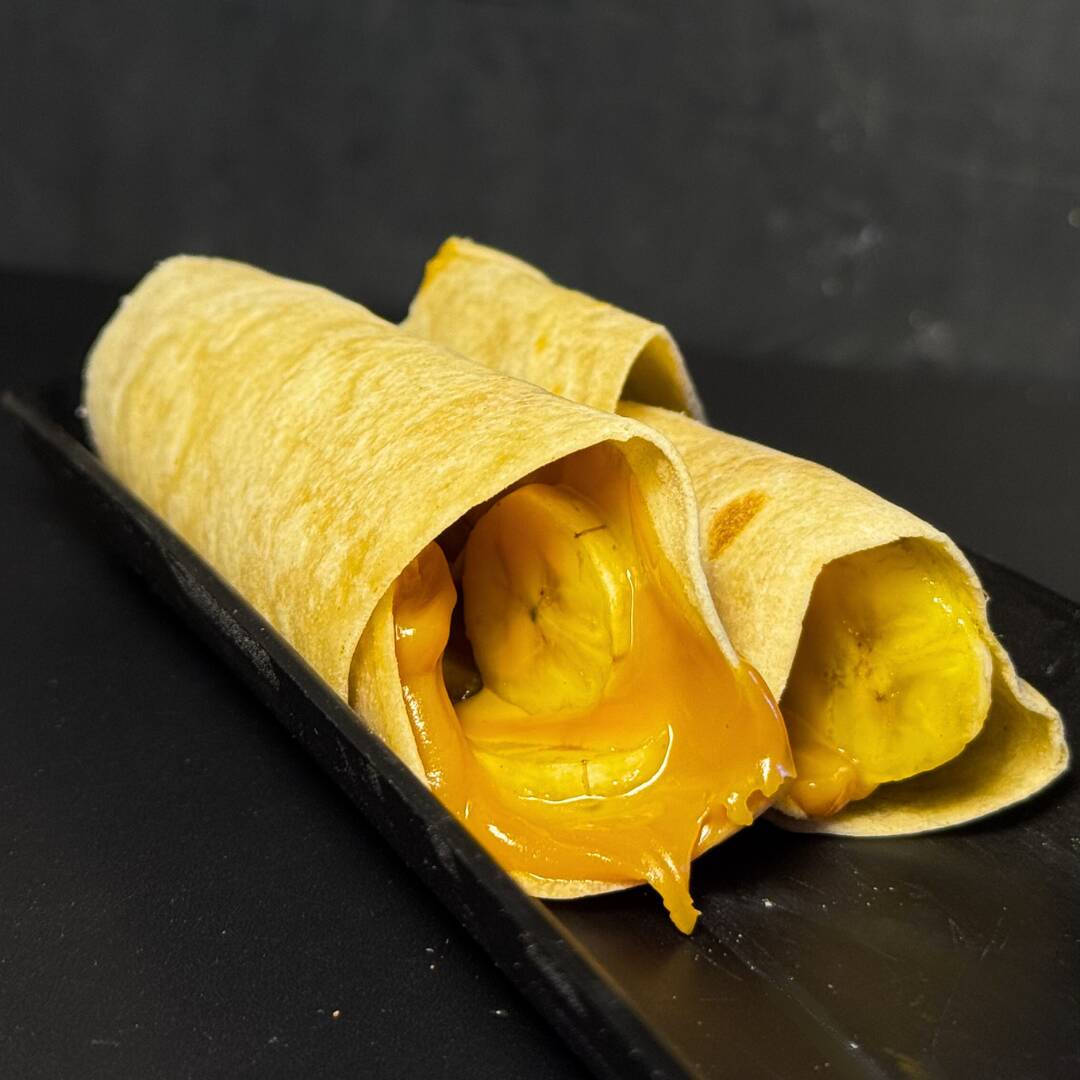 doce de leite com banana e canela