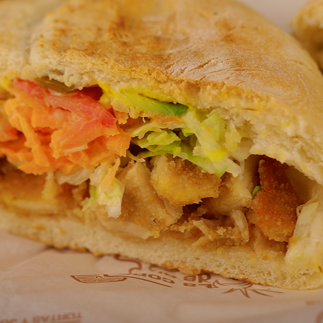 Torta de Milanesa de Pollo