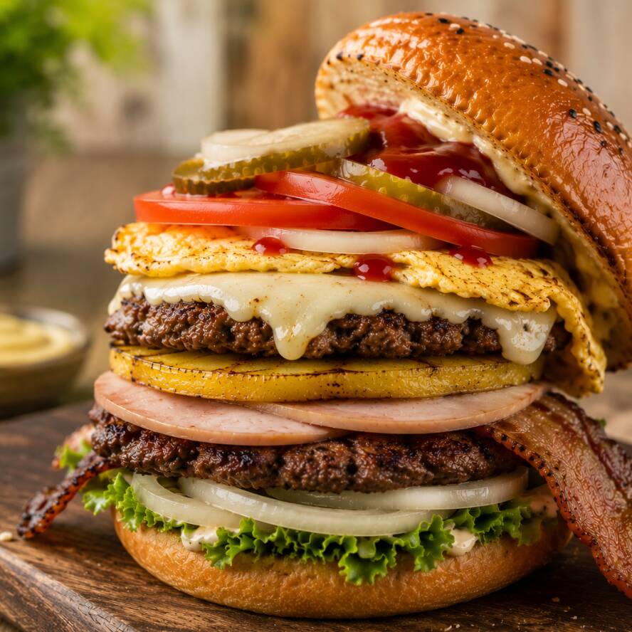 Hamburguesa Llenadora