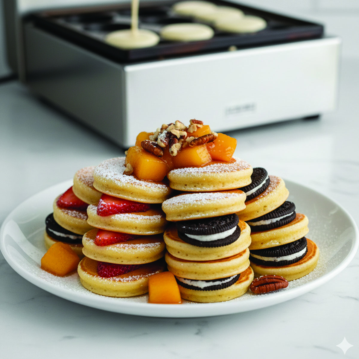 Mini Hotcakes Rellenos 25 Piezas