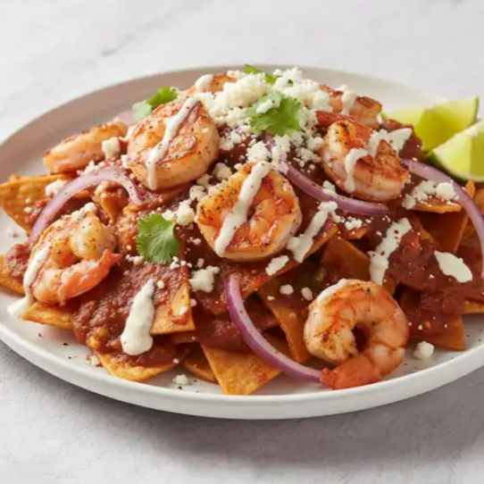Chilaquiles Camarón