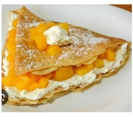 Crepa de Durazno con Philadelphia.