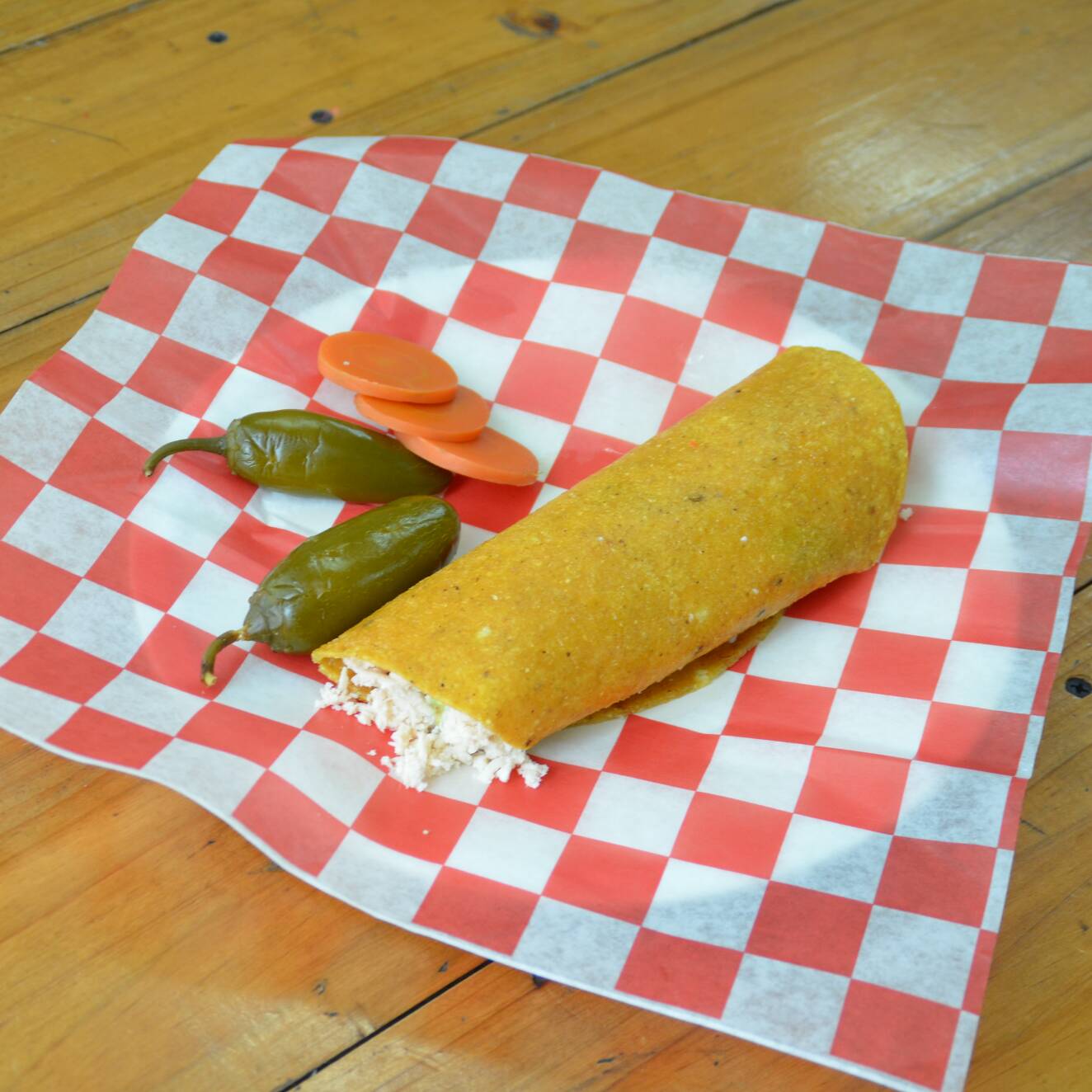 Taco de Pollo Grande.
