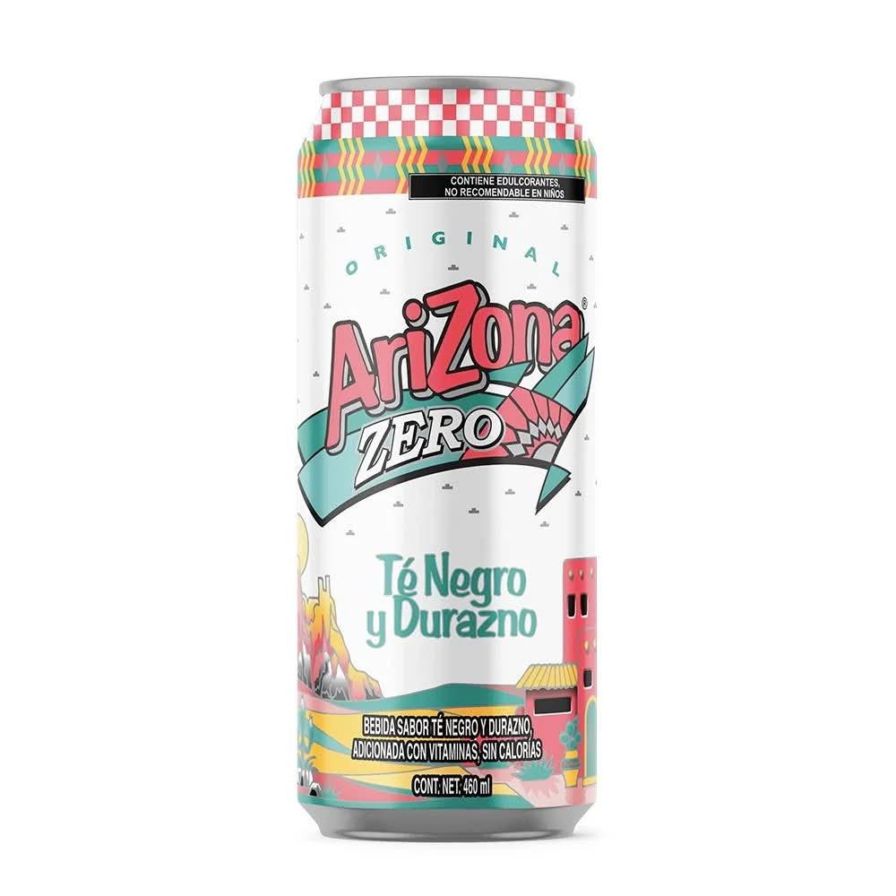 Arizona Té Negro Y Durazno Zero Azucar 460 ml