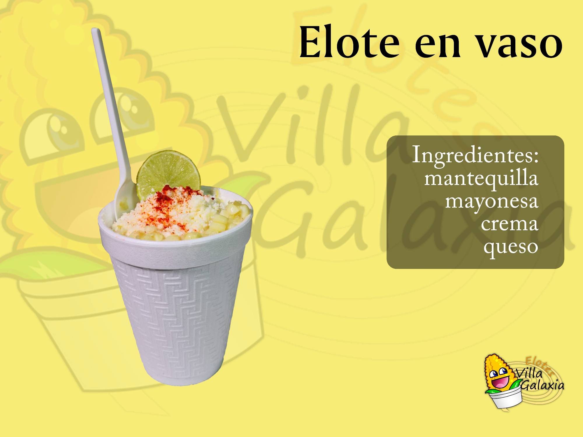 Elote en Vaso Mediano