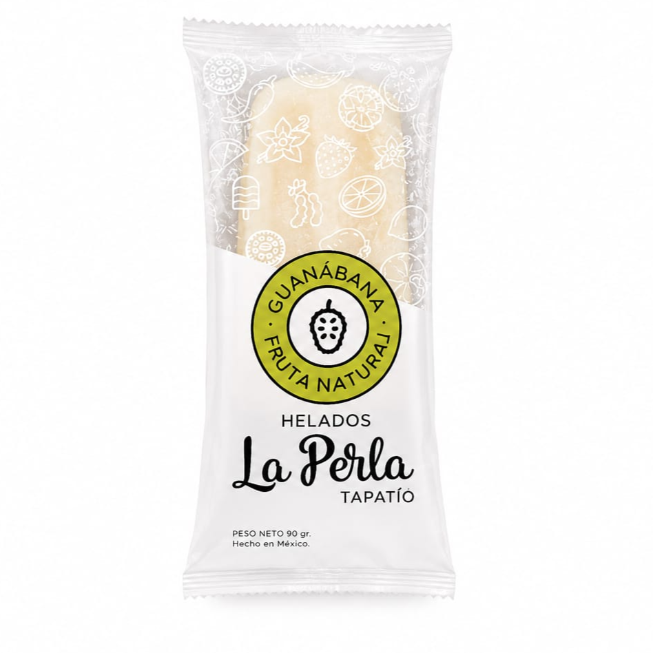 Paletas de Hielo - Guanábana