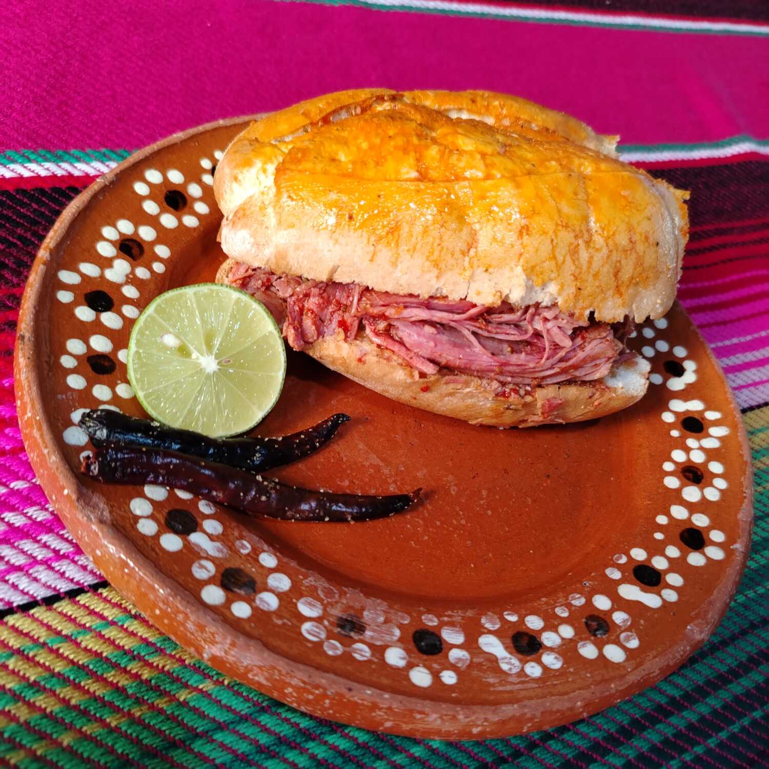 Torta de Birria de Res