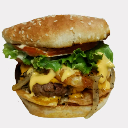 Hamburguesa de Lomito en Tiras